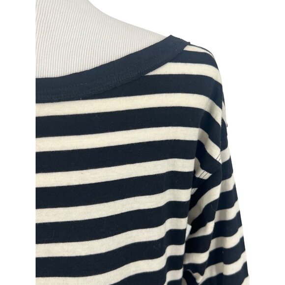 NWOT Free People 90s Grunge Striped Long Slv Thumbholes Floral Dress Y2K Skater - Picture 14 of 16